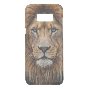 Majestic Lion Face with Blue Eyes Wildlife Anima Uncommon Samsung Galaxy S8+ Case