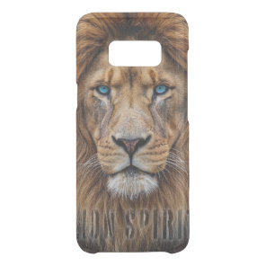Majestic Lion Face with Blue Eyes | Wildlife Anima Uncommon Samsung Galaxy S8 Case