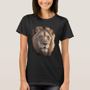 Majestic lion in the African savanna 1 T-Shirt