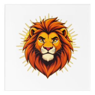 Majestic Lion – King of Power and Authority Acrylic Print