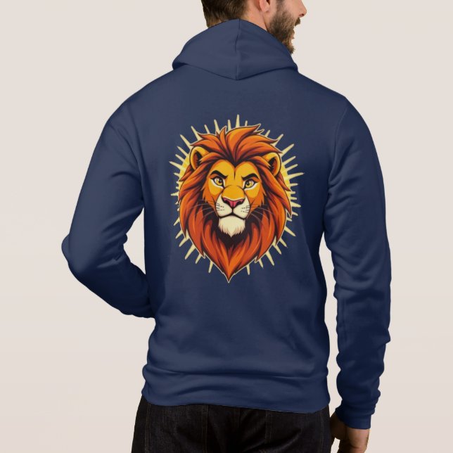 Majestic Lion – King of Power and Authority Hoodie (Back)