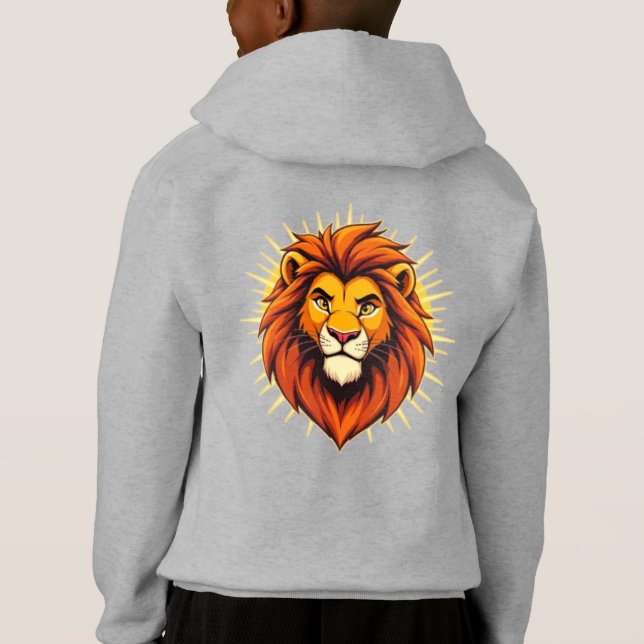 Majestic Lion – King of Power and Authority Hoodie (Back)