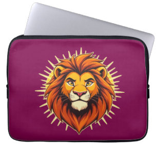 Majestic Lion – King of Power and Authority Laptop Sleeve