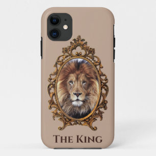 Majestic Lion King Vintage Portrait Father's Day iPhone 11 Case