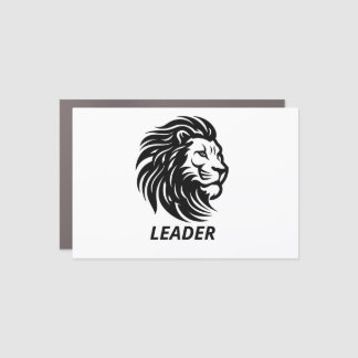 Majestic Lion Leader Power Car Magnet