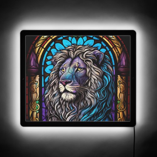 Majestic Lion LED Sign