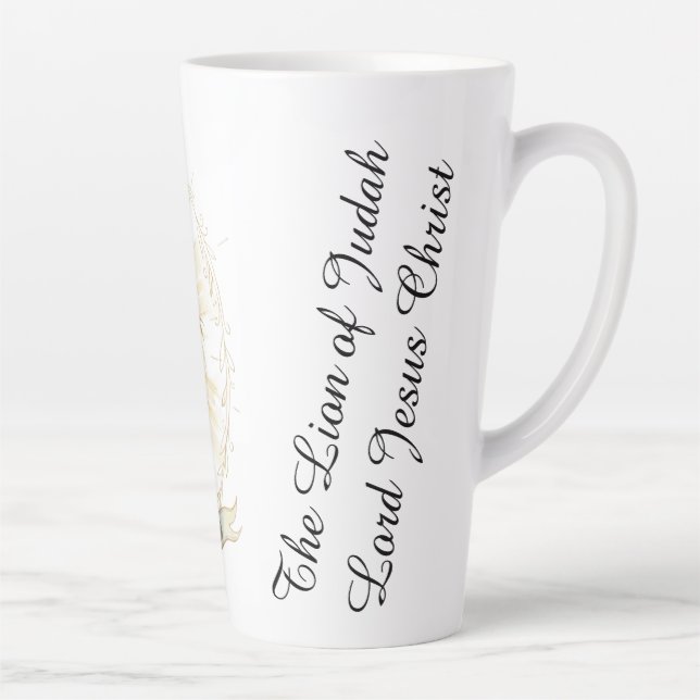 Majestic Lion of Judah Lord Jesus Christ 17oz Mug (Right)