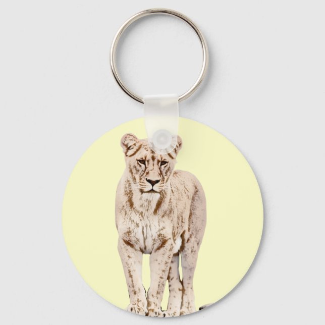 Majestic Lioness Keychain (Front)