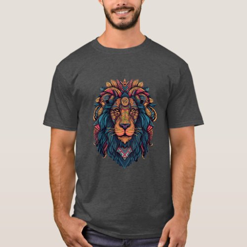 Majestic Lions Head T_shirt