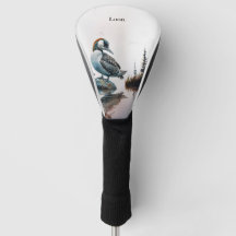 Majestic Loon on a Rock Customizable Watercolor