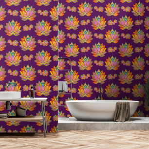 Majestic Lotus Dreams Wallpaper