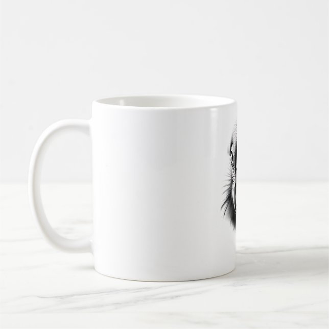 Majestic Macaw Head T-Shirt Coffee Mug (Left)