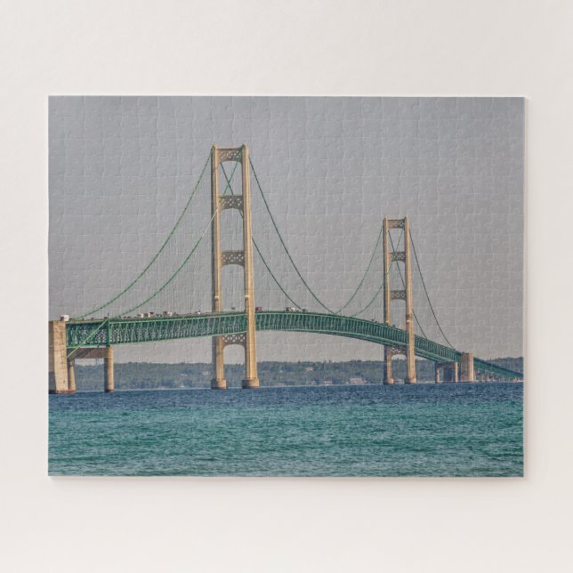 Majestic Mackinac Bridge 520 piece Jigsaw Puzzle (Horizontal)