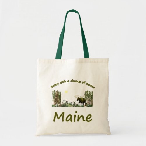 Majestic Maine Moose Tote Bag