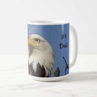 Majestic Male Bald Eagle In Nest - #1 Dad
