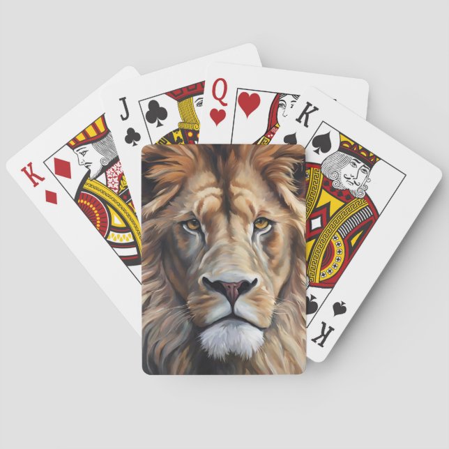 Majestic Mane  Poker Cards (Back)