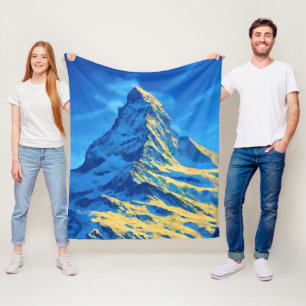 Majestic Matterhorn Fleece Blanket
