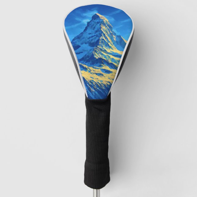 Majestic Matterhorn Golf Head Cover (Front)