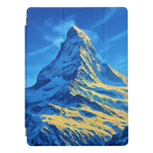 Majestic Matterhorn Painting iPad Pro Cover (Front)