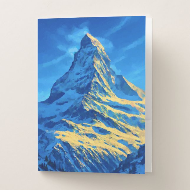 Majestic Matterhorn Pocket Folder (Front)