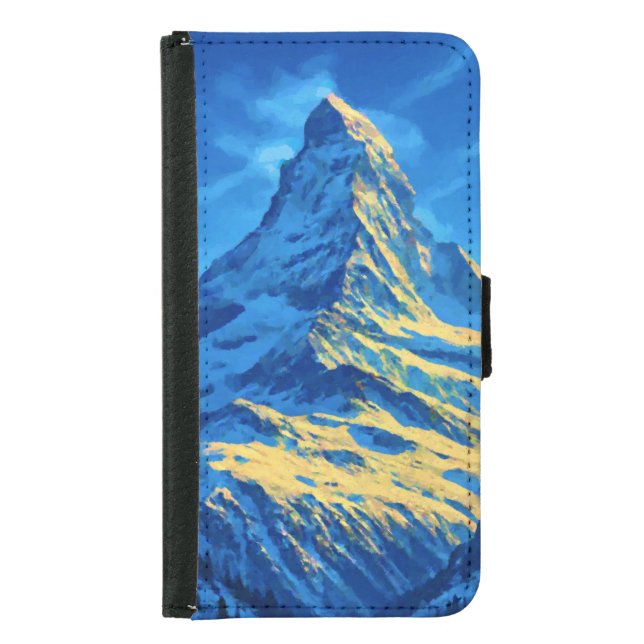 Majestic Matterhorn Samsung Galaxy Wallet Case (Front)