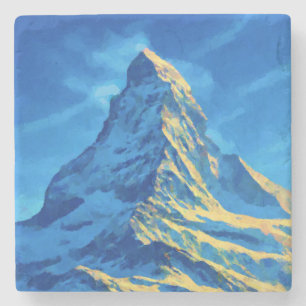 Majestic Matterhorn Stone Coaster