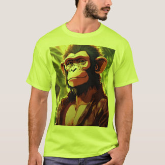 Majestic Monarch: Monkey KingPrinted T-ShirT
