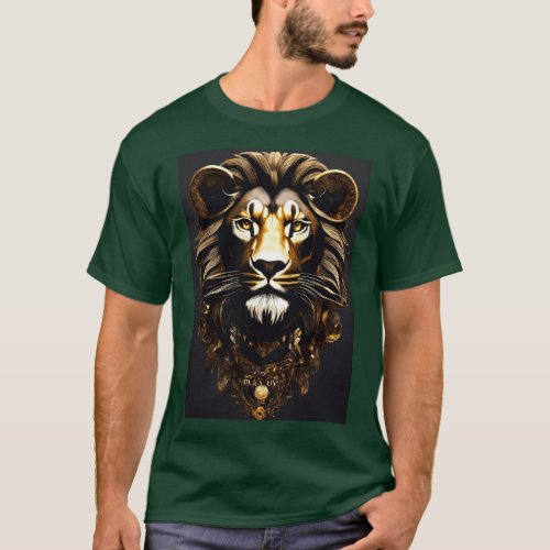 Majestic Monarch The Black Lion Pride T_Shirt