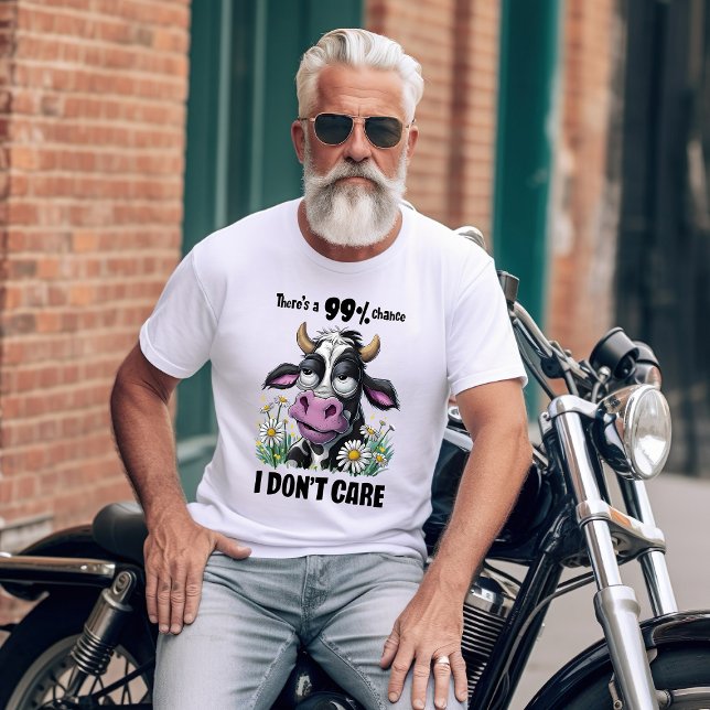 Majestic Monochrome Cow With a Blushing Nose T-Shirt (Creator Uploaded)