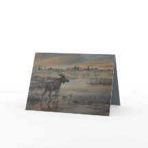 Majestic Moose 5" x 7"