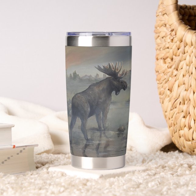 Majestic Moose Insulated Tumbler (Living Room (Rotated))
