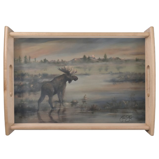 Majestic Moose Serving Tray (Front)