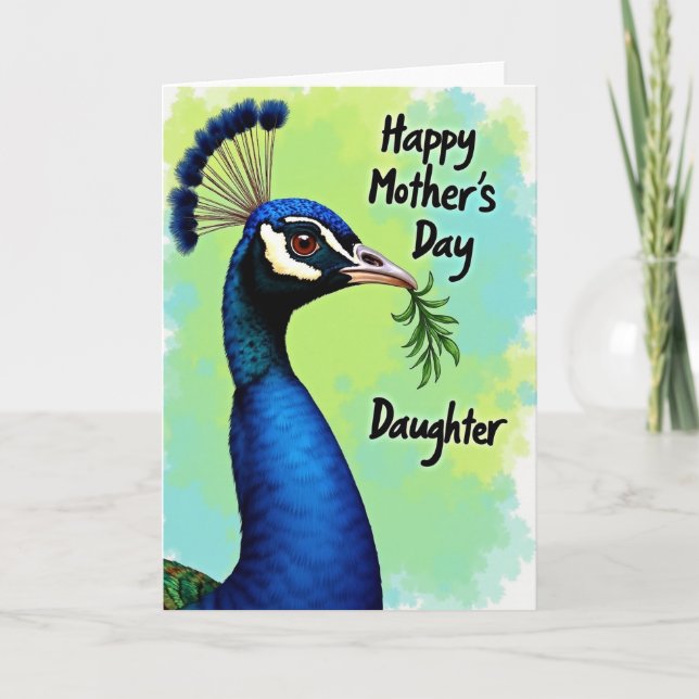 Majestic Mothers Day Bird Card (Front)