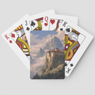 Majestic Mountain Sunrise Playing Cards