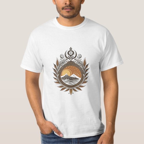 Majestic Mountain Sunrise T_Shirt