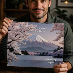 Majestic Mountains Around the World Calendar