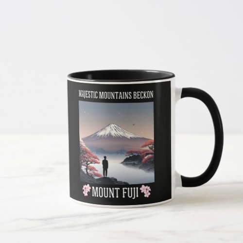  Majestic Mountains Beckon Mount Fuji Mug