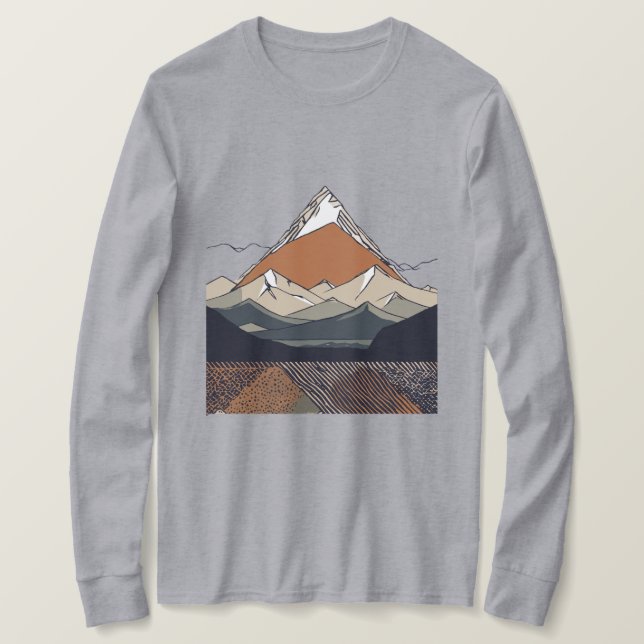"Majestic Mountains" T-Shirt (Design Front)
