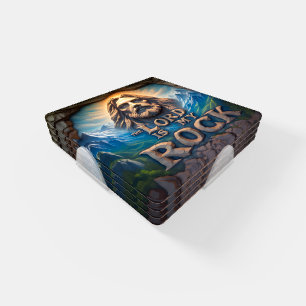 Majestic Mountains: The Lord Is My Rock Coaster Set