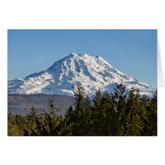 Majestic Mt. Rainier Cards (Front Horizontal)