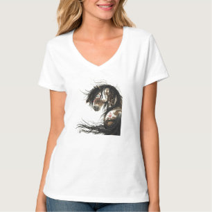 Majestic Mustang Horse T-shirt by BiHrLe