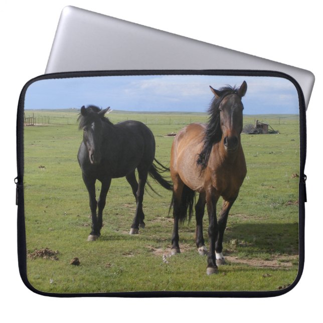 Majestic Mustangs Laptop Sleeve (Front)