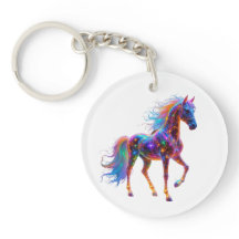 Majestic Neon Horse