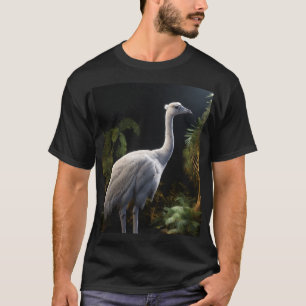 Majestic New Zealand White Moa – 3D Realistic T-Sh T-Shirt