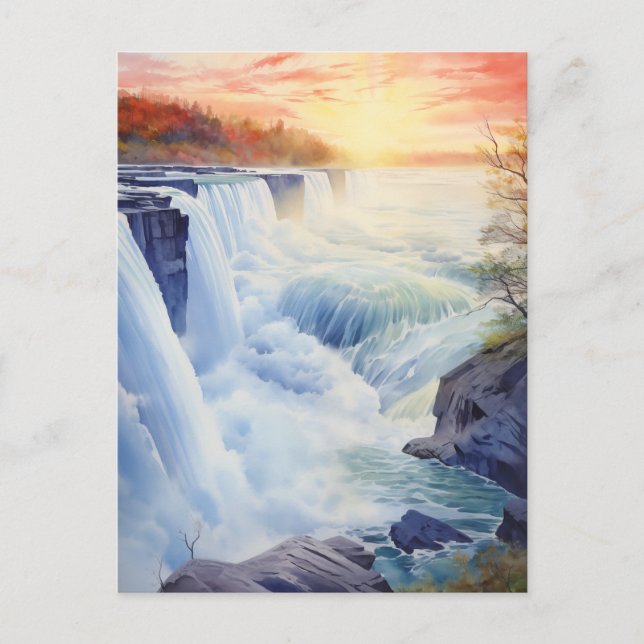 Majestic Niagara Falls #12 Postcard (Front)