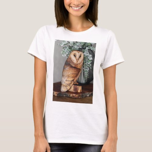  Majestic Nocturne Owls Gaze T_shirt T_Shirt