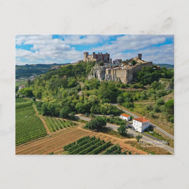 Majestic Obidos- THE REAL PORTUGAL Postcard (Front)