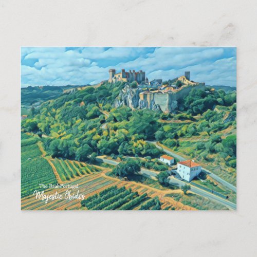 Majestic Obidos_ THE REAL PORTUGAL Postcard