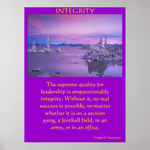 majestic ocean sky view with pointing rock  poster