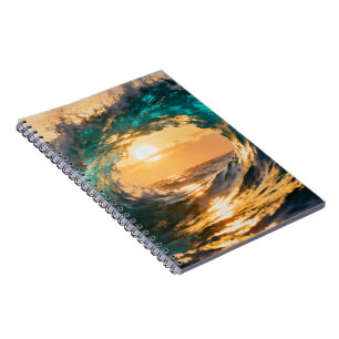 Majestic Ocean Waves Photo Notebook